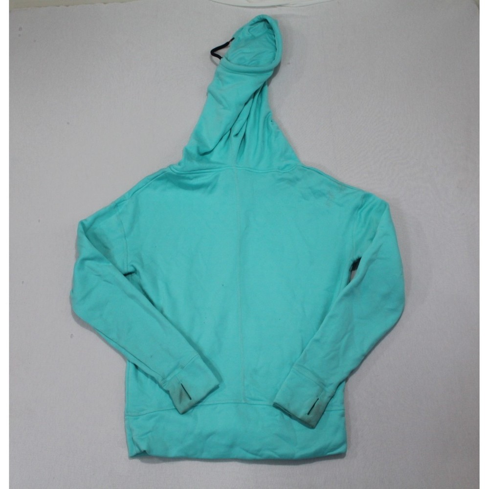 The North Face Women Green Sweater Long Neck Casual Size Meduim